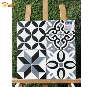 GẠCH TRANG TRÍ 40X40 BÔNG GIẢ CỔ GHÉP 46001 CAO CẤP GIÁ RẺ