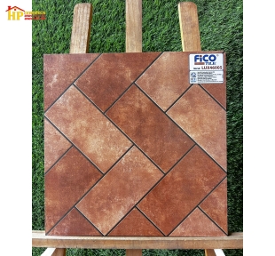 GẠCH LÁT NỀN 40X40 GIẢ  CỔ GHÉP CÁ TÍNH NÂU 46005 CAO CẤP GIÁ RẺ
