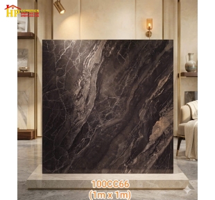 GẠCH LÁT NỀN 100X100 VÂN ĐÁ MARBLE BROWN 100CC66 CAO CẤP