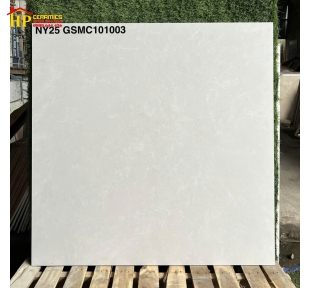 GẠCH LÁT NỀN 100X100 VÂN MÂY KEM NHẠT GSMC101003 CAO CẤP 