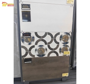 GẠCH ỐP TƯỜNG 30X60 VÂN ĐÁ NÂU ĐẬM LỢT ĐIỂM HÌNH CHỮ C HIỆU ỨNG 3D NHẬP KHẨU CAO CẤP