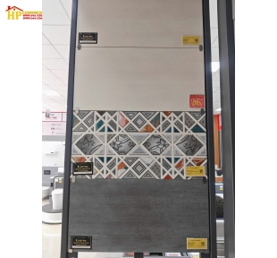 GẠCH ỐP TƯỜNG 30X60 VÂN XÁM XI MĂNG ĐẬM LỢT ĐIỂM TAM GIÁC ĐA SẮC HIỆU ỨNG 3D NHẬP KHẨU CAO CẤP