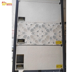 GẠCH ỐP TƯỜNG 30X60 VÂN MÂY XÁM ĐẬM LỢT ĐIỂM TAM GIÁC LỒNG GHÉP NHẬP KHẨU CAO CẤP