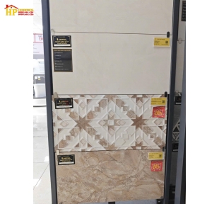 GẠCH ỐP TƯỜNG 30X60 VÂN ĐÁ NÂU KEM ĐIỂM HOA VĂN ĐỐI XỨNG HIỆU ỨNG 3D NHẬP KHẨU CAO CẤP