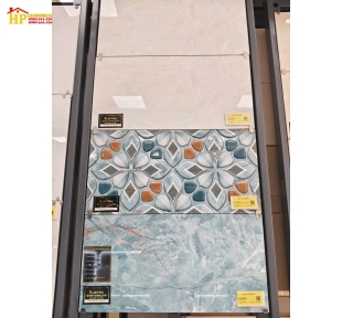 GẠCH ỐP TƯỜNG 30X60 VÂN ĐÁ XANH BIỂN ĐIỂM HOA VĂN BÔNG HIỆU ỨNG 3D NHẬP KHẨU CAO CẤP