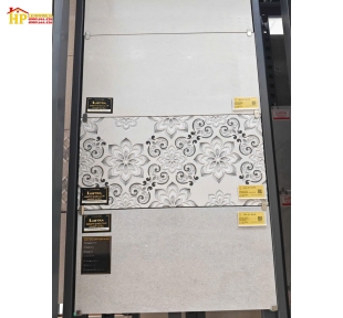 GẠCH ỐP TƯỜNG 30X60 VÂN MÂY XÁM ĐẬM LỢT ĐIỂM HOA VĂN BÔNG CỔ ĐIỂM HIỆU ỨNG 3D NHẬP KHẨU CAO CẤP
