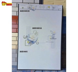 GẠCH ỐP TƯỜNG 30X60 VÂN ĐÁ XÁM MỜ ẨN ĐIỂM HỌA TIẾT ĐÓA HOA MẪU ĐƠN LỚN CAO CẤP