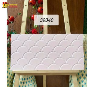 GẠCH TRANG TRÍ 30X60 MÀU HỒNG PASTEL HỌA TIẾT VẢY CÁ 3D NHẬP KHẨU CAO CẤP