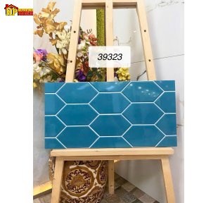 GẠCH TRANG TRÍ 30X60 SẮC MÀU XANH LAM NGỌC ĐẬM HỌA TIẾT TỔ ONG NHẬP KHẨU CAO CẤP