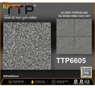 GẠCH LÁT NỀN 60X60 SẮC MÀU XÁM ĐEN HOA VĂN GIẢ ĐÁ HOA CƯƠNG HẠT MỊN CAO CẤP GIÁ RẺ
