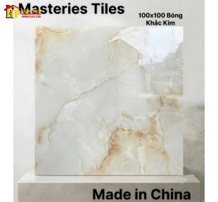 GẠCH LÁT NỀN 100X100 KHẮC KIM TRẮNG NGỌC THẠCH HOÀNG GIA VÂN MÂY LOANG HỔ PHÁCH NHẬP KHẨU CAO CẤP