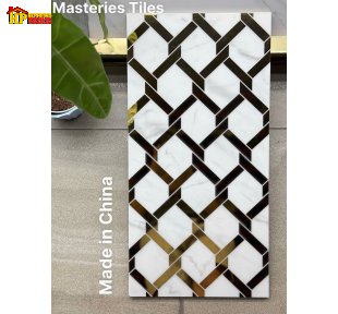 GẠCH TRANG TRÍ 30X60 MÀU TRẮNG VÂN KHÓI HỌA TIẾT ĐAN TRE NAN CÀI 3D NHẬP KHẨU CAO CẤP