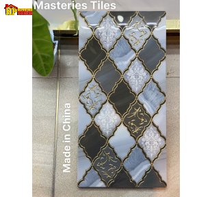 GẠCH TRANG TRÍ 30X60 MÀU XÁM ĐEN VÂN ĐÁ HỌA TIẾT DẠNG LƯỚI KHẮC KIM NHẬP KHẨU CAO CẤP