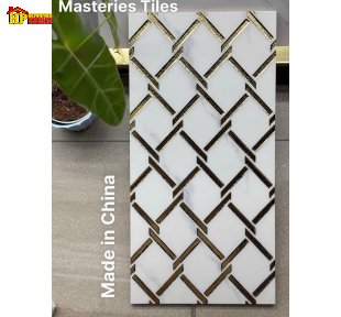 GẠCH TRANG TRÍ 30X60 SẮC MÀU TRẮNG KHÓI HỌA TIẾT HÌNH HỌC ĐAN XEN KHẮC KIM NHẬP KHẨU CAO CẤP