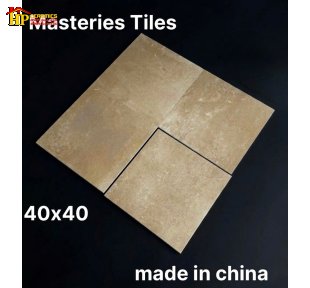 GẠCH TRANG TRÍ 40X40 TONE MÀU NÂU ĐẤT HIỆU ỨNG TRAVERTINE NHẬP KHẨU CAO CẤP