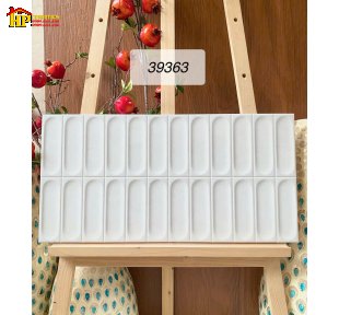 GẠCH TRANG TRÍ 30X60 SẮC MÀU TRẮNG TINH KHÔI HỌA TIẾT DẬP LÕM OVAL 3D NHẬP KHẨU CAO CẤP
