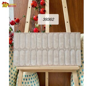 GẠCH TRANG TRÍ 30X60 SẮC MÀU NÂU CAFE SỮA HỌA TIẾT DẬP LÕM OVAL 3D NHẬP KHẨU CAO CẤP