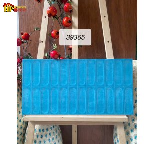 GẠCH TRANG TRÍ 30X60 SẮC XANH LAM NGỌC HỌA TIẾT DẬP LÕM OVAL 3D NHẬP KHẨU CAO CẤP