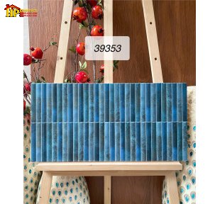 GẠCH TRANG TRÍ 30X60 SẮC XANH ĐẠI DƯƠNG HỌA TIẾT SỌC ĐŨA 3D NHẬP KHẨU CAO CẤP