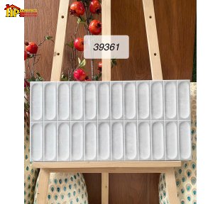 GẠCH TRANG TRÍ 30X60 MÀU XÁM XI MĂNG DẬP LÕM OVAN 3D NHẬP KHẨU CAO CẤP
