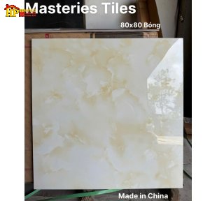 GẠCH LÁT NỀN 80X80 SẮC MÀU TRẮNG KEM VÂN ĐÁ LOANG MÀU HOÀNG KIM NHẬP KHẨU CAO CẤP