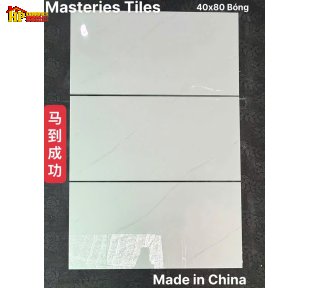 GẠCH ỐP TƯỜNG 40X80 MÀU TRẮNG VÂN KHÓI NHẬP KHẨU CAO CẤP