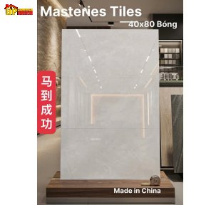 GẠCH ỐP TƯỜNG 40X80 MÀU XÁM GHI VÂN ĐÁ NGỌC THẠCH CHÌM SÂU SIÊU BÓNG NHẬP KHẨU CAO CẤP