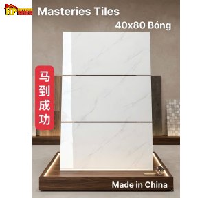 GẠCH ỐP TƯỜNG 40X80 MÀU TRẮNG VÂN KHÓI XÁM CARRARA NHẬP KHẨU CAO CẤP