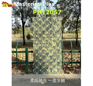 GẠCH TRANG TRÍ 60X120 SẮC XANH GIẢ ĐÁ CẨM THẠCH HỌA TIẾT VẢY CÁ 3D NHẬP KHẨU CAO CẤP