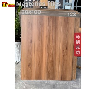 GẠCH LÁT NỀN 20X100 THANH GIẢ GỖ TONE MÀU NÂU ẤM NHẬP KHẨU CAO CẤP