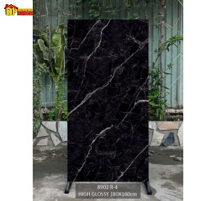 GẠCH LÁT NỀN 80X160 SẮC MÀU ĐEN HUYỀN BÍ HỌA TIẾT TIA CHỚP NHẬP KHẨU CAO CẤP