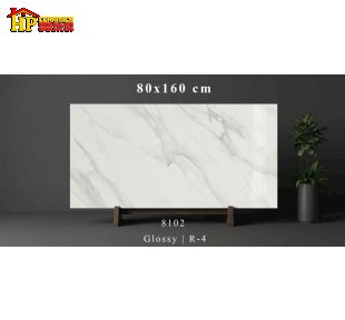 GẠCH LÁT NỀN 80X160 MÀU TRẮNG VÂN XÁM KHÓI NHẸ NHẬP KHẨU CAO CẤP