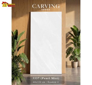 GẠCH LÁT NỀN 60X120 SẮC TRẮNG MỜ VÂN ĐÁ NHẸ NHÀNG NHƯ MÂY KHÓI NHẬP KHẨU CAO CẤP