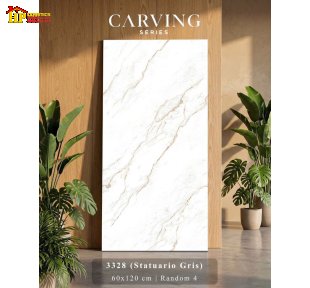 GẠCH LÁT NỀN 60X120 SẮC MÀU TRẮNG TINH KHÔI HỌA TIẾT VÂN ĐÁ CẨM THẠCH VÀNG HOÀNG GIA NHẬP KHẨU CAO CẤP