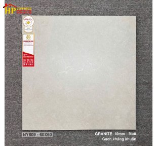 GẠCH LÁT NỀN 60X60 SẮC KEM MỜ TRUNG TÍN VÂN ĐÁ MARBLE BỒNG BỀNH CAO CẤP