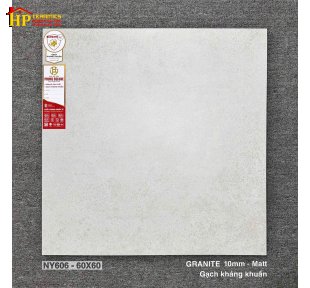 GẠCH LÁT NỀN 60X60 SẮC MÀU XÁM NHẠT MỜ VÂN ĐÁ TỰ NHIÊN VỚI VỆT LOANG XƯỚC NHẸ CAO CẤP