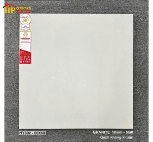 GẠCH LÁT NỀN 60X60 SẮC KEM NHẸ MỜ VÂN HẠT MỊN TỰ NHIÊN CAO CẤP
