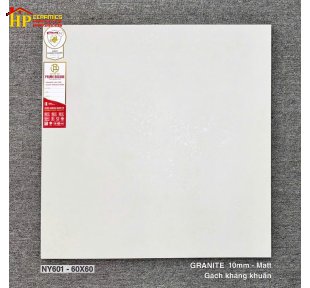 GẠCH LÁT NỀN 60X60 SẮC MÀU TRẮNG KEM MỜ VÂN ĐÁ HẠT MỊN SIÊU NHẸ CAO CẤP