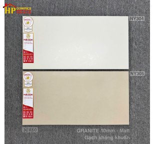 GẠCH ỐP LÁT 30X60 VÂN ĐÁ KEM NHẠT VÀ ĐẬM KHÁNG KHUẨN CAO CẤP 