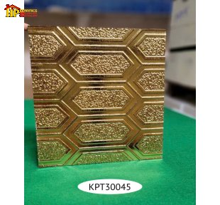 GẠCH TRANG TRÍ 30X30 SẮC MÀU  MẠ VÀNG HỌA TIẾT HÌNH THOI ĐỐI LẬP PHONG CÁCH HOÀNG GIA NHẬP KHẨU CAO CẤP