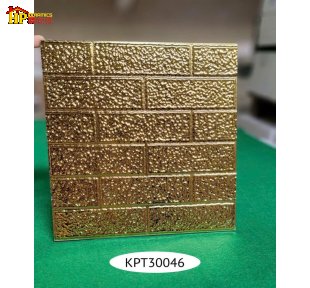 GẠCH TRANG TRÍ 30X30 NHỦ VÀNG HỌA TIẾT XÂY GẠCH SOLE NHẬP KHẨU CAO CẤP 