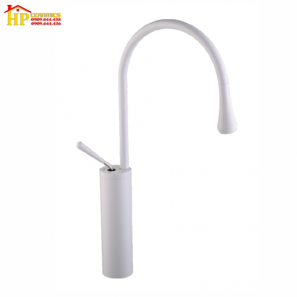 VÒI LAVABO NÓNG LẠNH ĐỒNG THAU DÁNG THIÊN NGA SƠN TĨNH ĐIỆN 261 CAO CẤP GIÁ RẺ