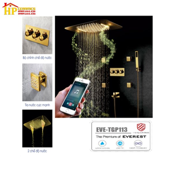 SEN TẮM ÂM TƯỜNG MẠ CROME S-113