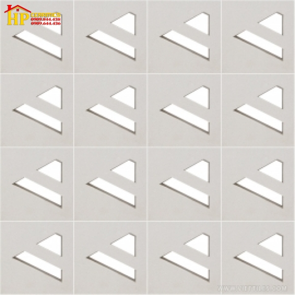 GẠCH BÔNG GIÓ 20X20 TRANG TRÍ HOA VĂN TAM GIÁC 037 CAO CẤP GIÁ RẺ
