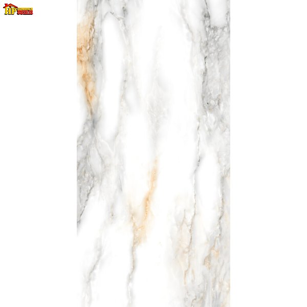 GẠCH LÁT NỀN 80X160 TRẮNG VÂN KHÓI ĐẬM VÀNG 18606 CAO CẤP GIÁ RẺ