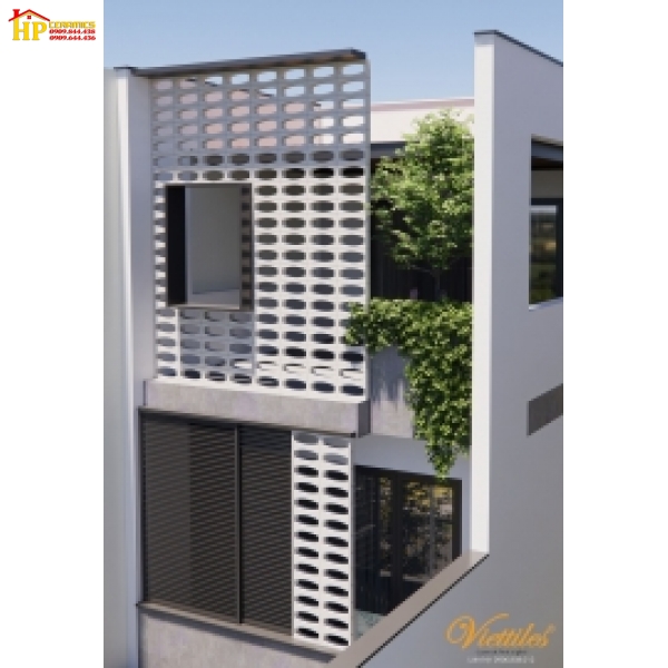 GẠCH BÔNG GIÓ 39X19 TRANG TRÍ HOA VĂN CHỮ NHẬT 027 CAO CẤP GIÁ RẺ
