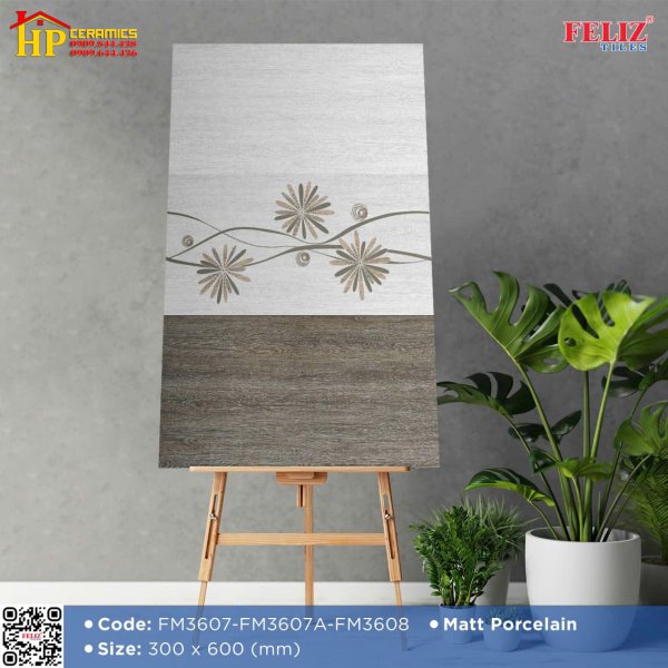 GẠCH ỐP TƯỜNG 30X60 VÂN GỖ THANH LỊCH MÀU XÁM NÂU ĐẬM LỢT ĐIỂM BÔNG DÂY CAO CẤP GIÁ RẺ