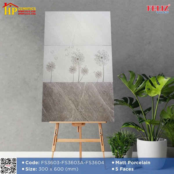 GẠCH ỐP TƯỜNG 30X60 TONE MÀU XÁM XI MĂNG TRẦM VÂN ĐÁ ĐẬM LỢT ĐIỂM HOA BỒ CÔNG ANH BAY NHẸ CAO CẤP GIÁ RẺ