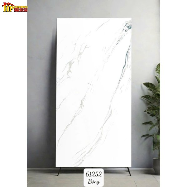 GẠCH LÁT NỀN 60X120 TONE MÀU TRẮNG KẾT HỢP VÂN ĐÁ CẨM THẠCH CALACATTA TỰ NHIÊN NHẬP KHẨU CAO CẤP