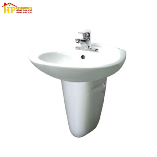 CHẬU LAVABO TREO TƯỜNG INAX L284V CHÂN TREO CHÍNH HÃNG